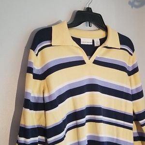 Striped lightweight sweater